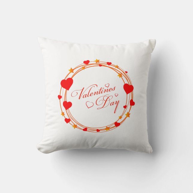 Valentine's Day Circle Design-25695 Kussen (Voorkant)