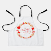 Valentine's Day Circle Design-25695 Schort (Voorkant)