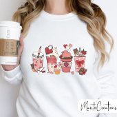 Valentine's Day Coffe jumper for women, love Trui