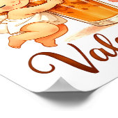 Valentine's Day Coffee Is My Valentine Coffee Love Poster (Hoek)