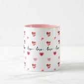 Valentine's Day Coffee Mugs Pink Theme Mok (Midden)