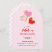 Valentine's Day Cookie Exchange Party Kaart (Voorkant / Achterkant)