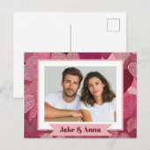 Valentine's Day Couple Card | Custom Photo Briefkaart (Voorkant / Achterkant)