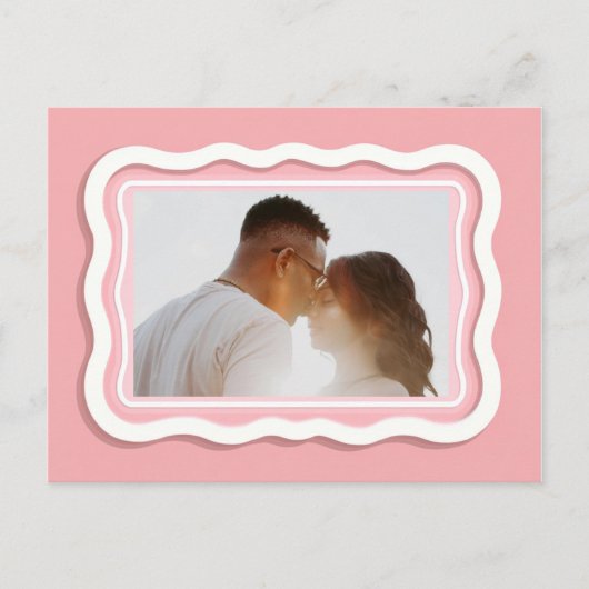 Valentine's Day Couple Card | Custom Photo Briefkaart (Voorkant)