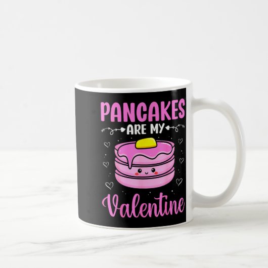 Valentine's Day Couple - Pancakes Are My Valentine Koffiemok (Rechts)