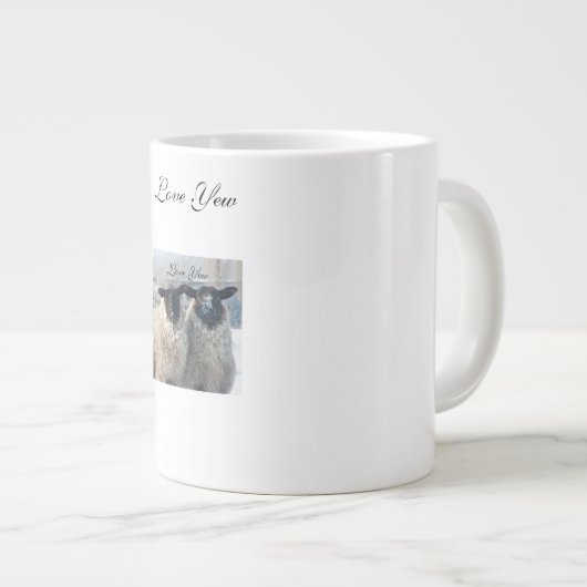 Valentine's Day Couples Mug Grote Koffiekop (Voorkant rechts)