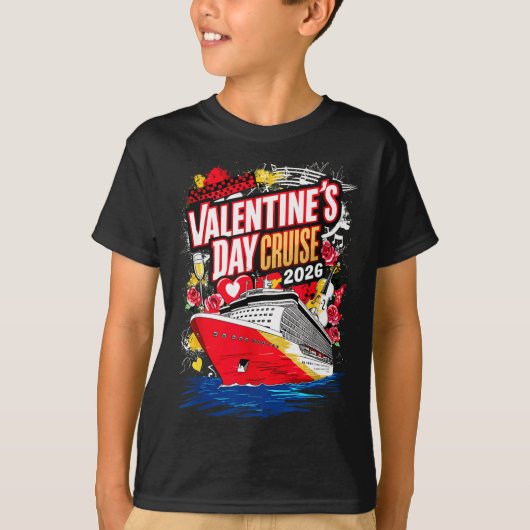 Valentines Day Cruise 2026  T-shirt (Voorkant)
