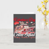 Valentine's Day Cruise Squad 2026 Vacation Making Kaart (Gele Bloem)
