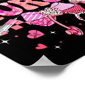 Valentines Day Cud’s Favorite Nurse Heart Girl Wom Poster (Hoek)