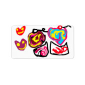 valentine's day cupcakes etiket (Voorkant)