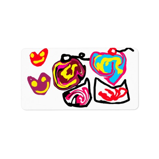 valentine's day cupcakes etiket (Voorkant)