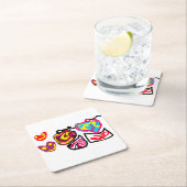 valentine's day cupcakes kartonnen onderzetters (Insitu)