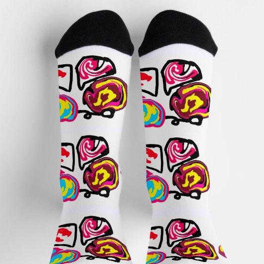 valentine's day cupcakes sokken (Top)