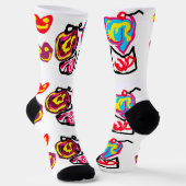 valentine's day cupcakes sokken (Gebogen)