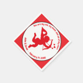 Valentine's Day Cupid Heart Servet (Hoek)