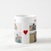 Valentines Day Custom 4 Photos Koffiemok (Center)
