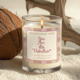 Valentine's Day Custom Candle Labels 