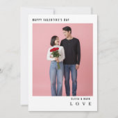 valentines day custom photo collage valentine feestdagenkaart (Voorkant)