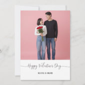 valentines day custom photo collage Valentines  Feestdagenkaart (Voorkant)