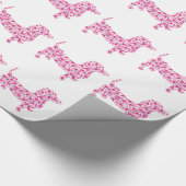 Valentine's Day Dachshund Cadeaupapier (Hoek)