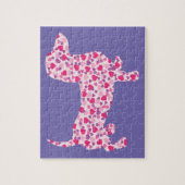 Valentine's Day Dachshund Legpuzzel (Verticaal)