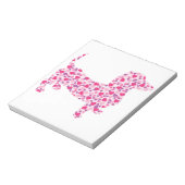 Valentine's Day Dachshund Notitieblok (Linkerzijde)