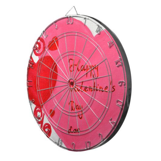 Valentine's Day Dartbord (Voorkant Rechts)