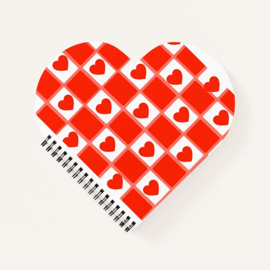 Valentine's day design Spiral Photo Notebook Notitieboek (Voorkant)