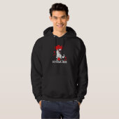 Valentines Day Dinosaur Lovesaurus Hearts Boys Gir Hoodie (Voorkant volledig)