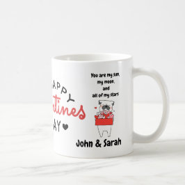 Valentine's Day DogLove Heart Koffiemok