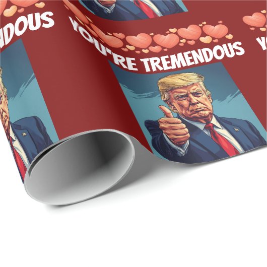 VALENTINE'S DAY DONALD TRUMP LOVE YOU CADEAUPAPIER (Rol Hoek)