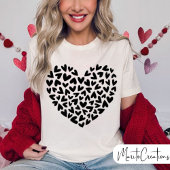 Valentine's Day, doodle hearts, Love,Valentine Mom T-shirt