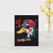 Valentine's Day Duck Hunting Camo Call Me Toddler  Kaart (Gele Bloem)