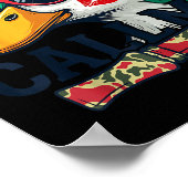 Valentine's Day Duck Hunting Camo Call Me Toddler  Poster (Hoek)