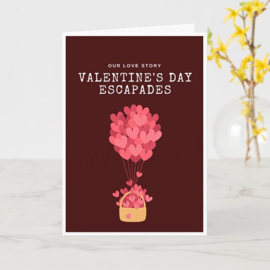 Valentine's Day Escapades Kaart (Gele Bloem)