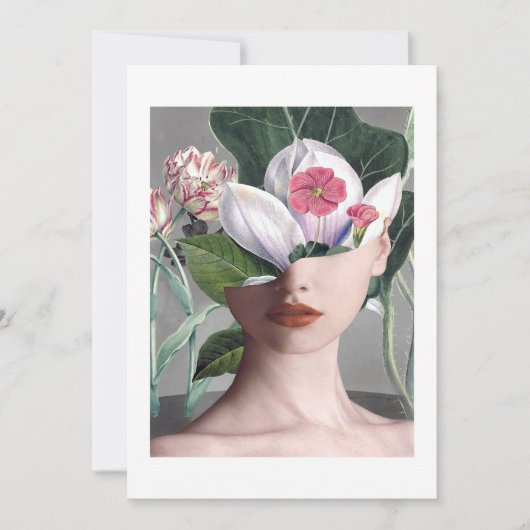 Valentines Day Face Classic Kaart (Voorkant)