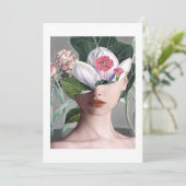 Valentines Day Face Classic Kaart (Staand voorkant)