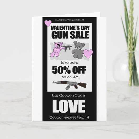 Valentine's Day Feestdagen Kaart (Voorkant)