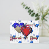 Valentine's Day Feestdagenkaart (Staand voorkant)