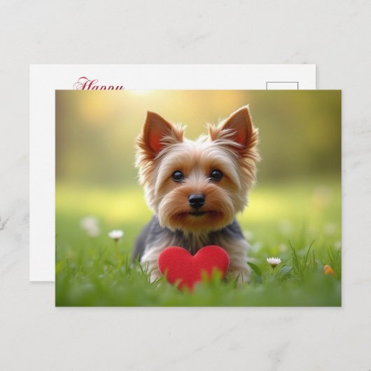 Valentine's Day Feestdagenkaart (Voorkant / Achterkant)