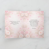  Valentines Day Floral Friendship Christian Feestdagen Kaart (Binnen)