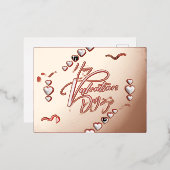 Valentine's Day Folie Feestdagen Briefkaart (Voorkant / Achterkant)