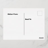 Valentine's Day Folie Feestdagen Briefkaart (Achterkant)