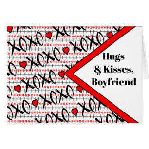 Valentine's Day for Boyfriend XOXO Design