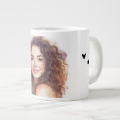 Valentine's Day, Full of Love Specialty Mug Grote Koffiekop (Voorkant rechts)