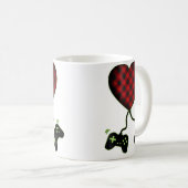 Valentines Day Gamer Lover For And Boys Koffiemok (Voorkant rechts)