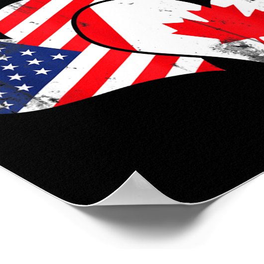 Valentine's Day Gift Maple Leaf Canada  Poster (Hoek)