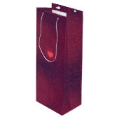 Valentine's Day gift package Wijn Cadeautas (Voorkant Gekanteld)