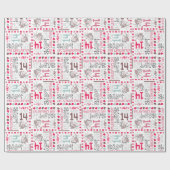 Valentines Day GIFT WRAP Cadeaupapier (Vlak)