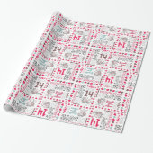 Valentines Day GIFT WRAP Cadeaupapier (Uitgerold)